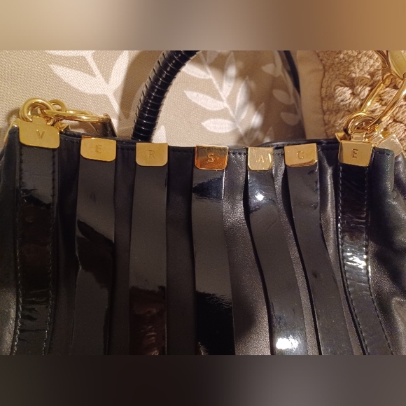 RARE Vintage 90s Versace leather bag FINAL $ FIRM - Picture 3 of 16